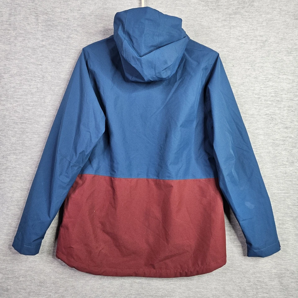 Patagonia H2NO Full Zip Rain Blue Red Jacket Girls Size XXL ( 16-18) - Image 2 of 4
