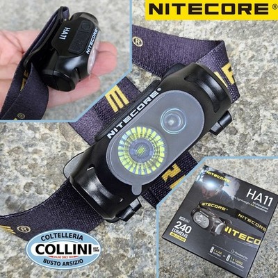 Nitecore - HA11 - Ultrakompakte Front mit 1x AA/NL1411R Batterie betrieben - ...