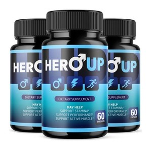 1-3 Packs Hero Up pour les hommes Max Formule Vitamine Supplément 60 Capsules