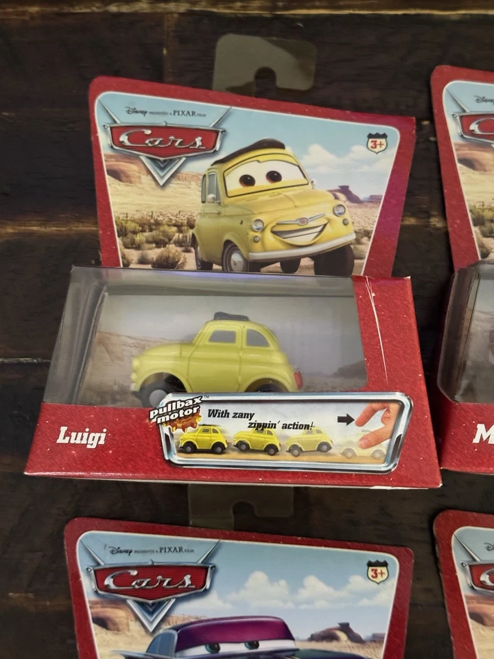Lote De 4 Coches Disney Pixar Ramone Pullbax Motor Pullback Racer Nunca Abiertos Foto 2 de 4