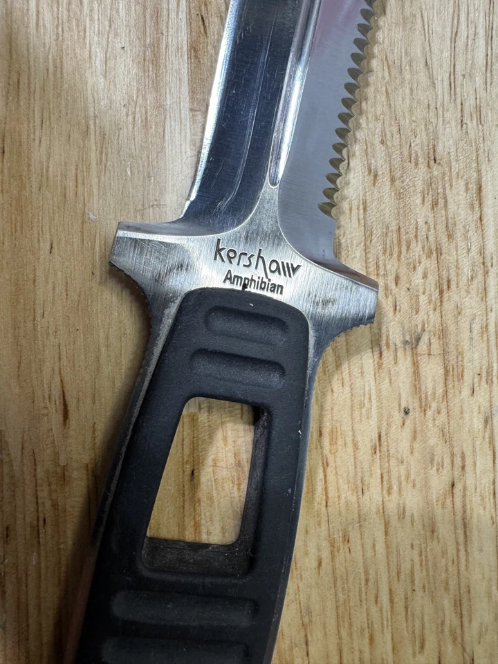 Kershaw Amphibian Boot Knife with Locking Sheath #1006 - 4" Japanese Blade  - Image 3 of 4