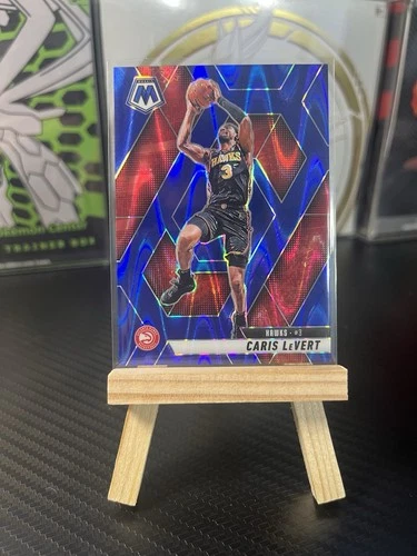 2024-25 Panini Mosaic - Caris LeVert #103 Seismic Blue Mosaic Prizm /149