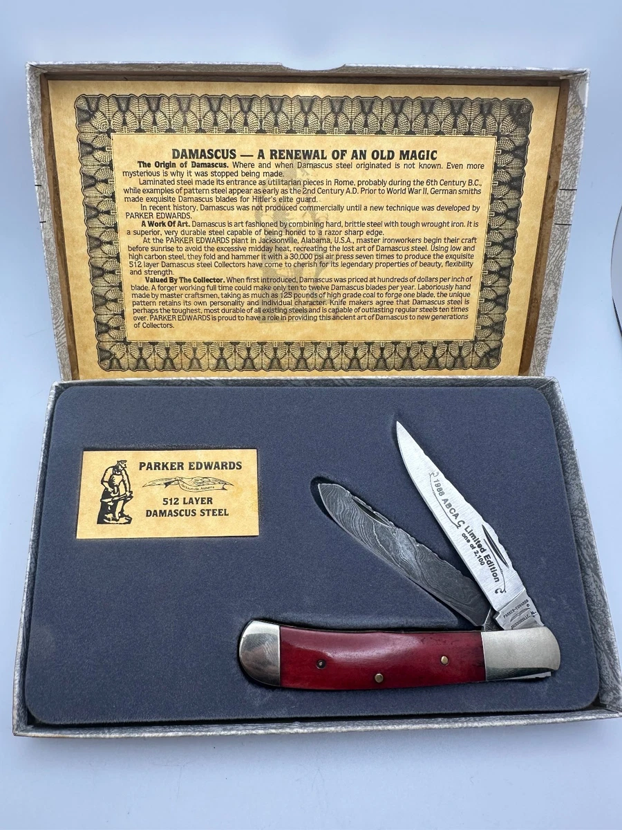 Parker Red Pocketknife Collectible Folding Knives for sale | eBay