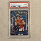 2024 Panini Donruss Bo Nix Rated Rookie Retro #19 PSA 10 Broncos