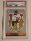 2024 Panini Select Certified Rookies Caleb Williams #1 RC Bears PSA 8