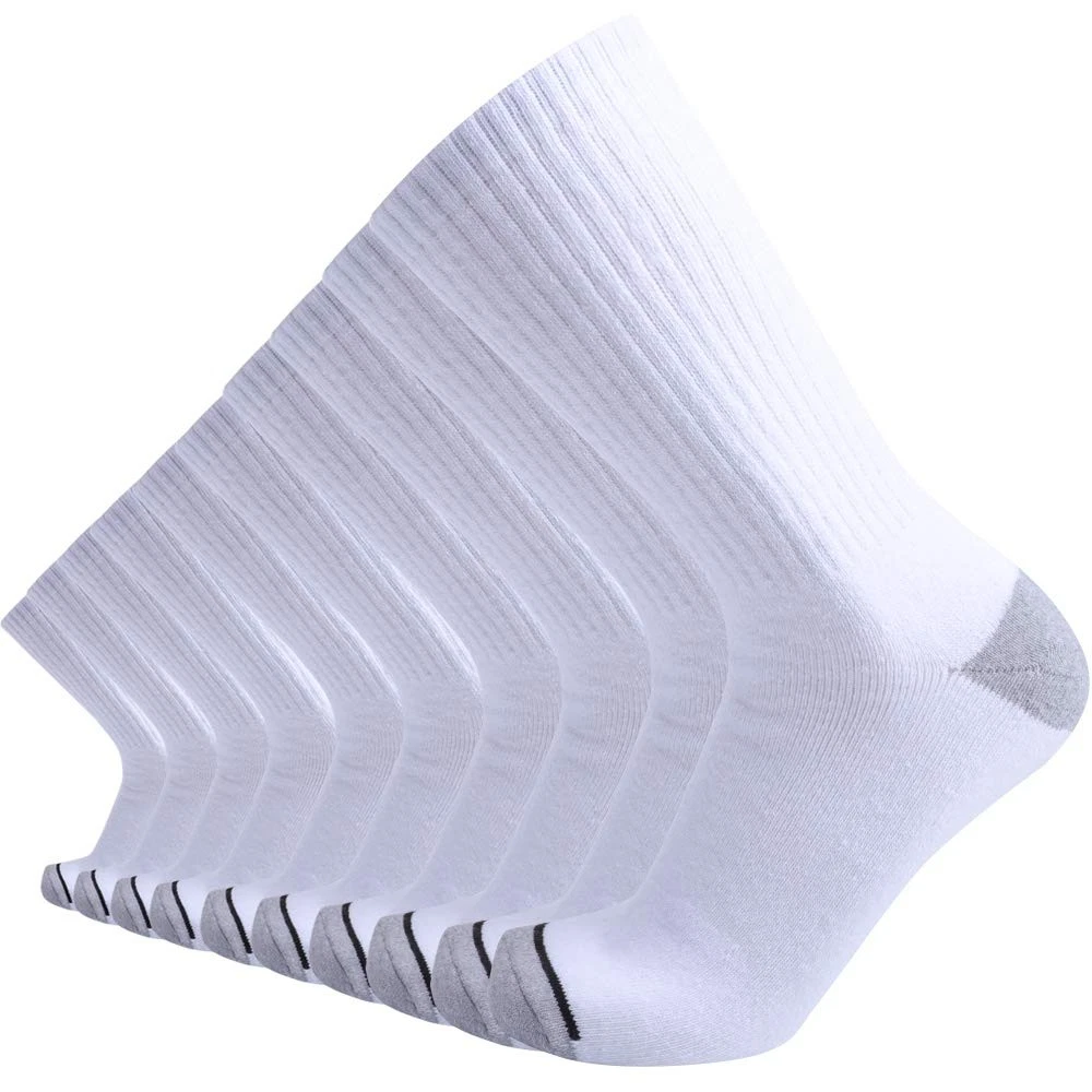 10P Pack Men's Cotton Moisture Wicking Cushion Crew Socks (US 10-13/shoe size...