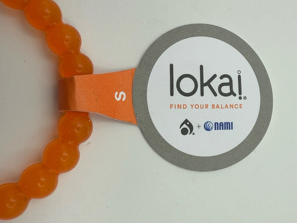 PULSERA LOKAI PEQUEÑA MATERIAL NARANJA DE MT. EVEREST AND THE DEAD SEA Foto 2 de 4