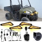 For Polaris Ranger Fullsize Midsize 500 570 UTV Turn Signal Kit w/Horn Plug Play