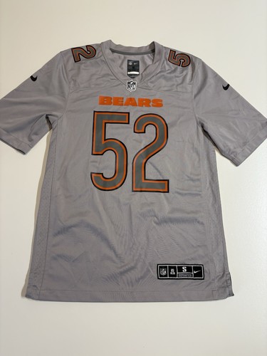 Nike On Field Chicago Bears Khalil Mack Jersey Men’s Small Gray Alternate #52