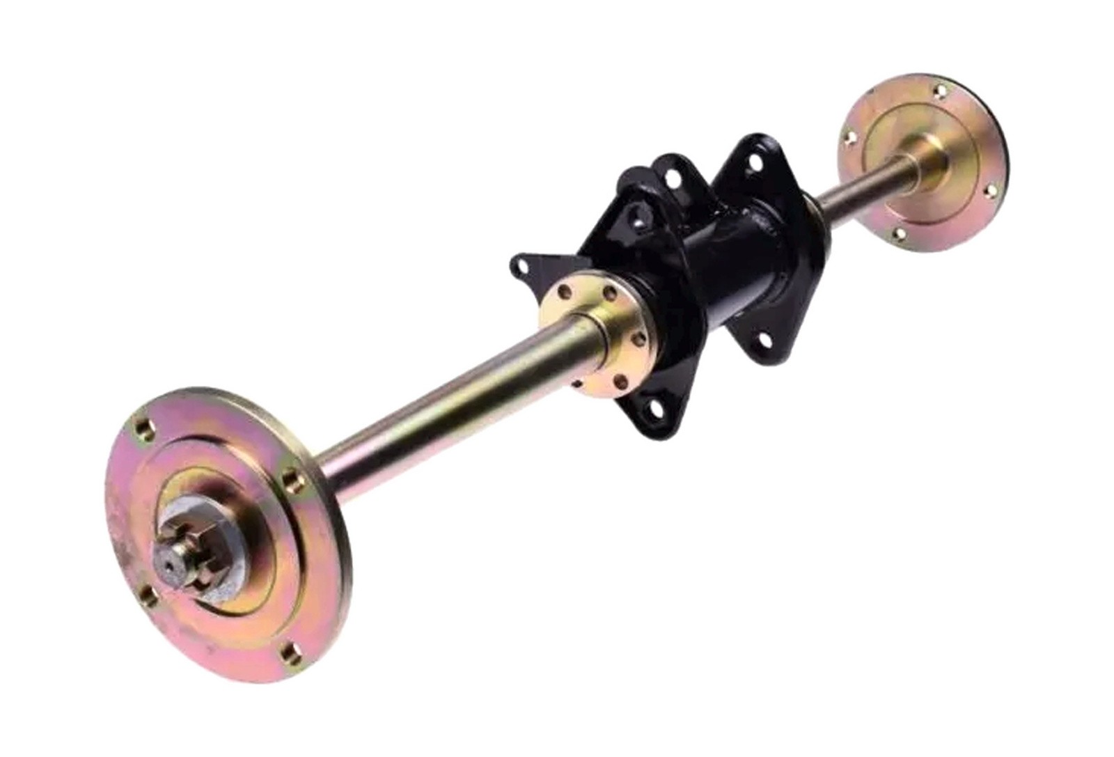 Essieu arrière ATV200 KPL complet pour quad de cylindrée 200cc en acier renforcé noir