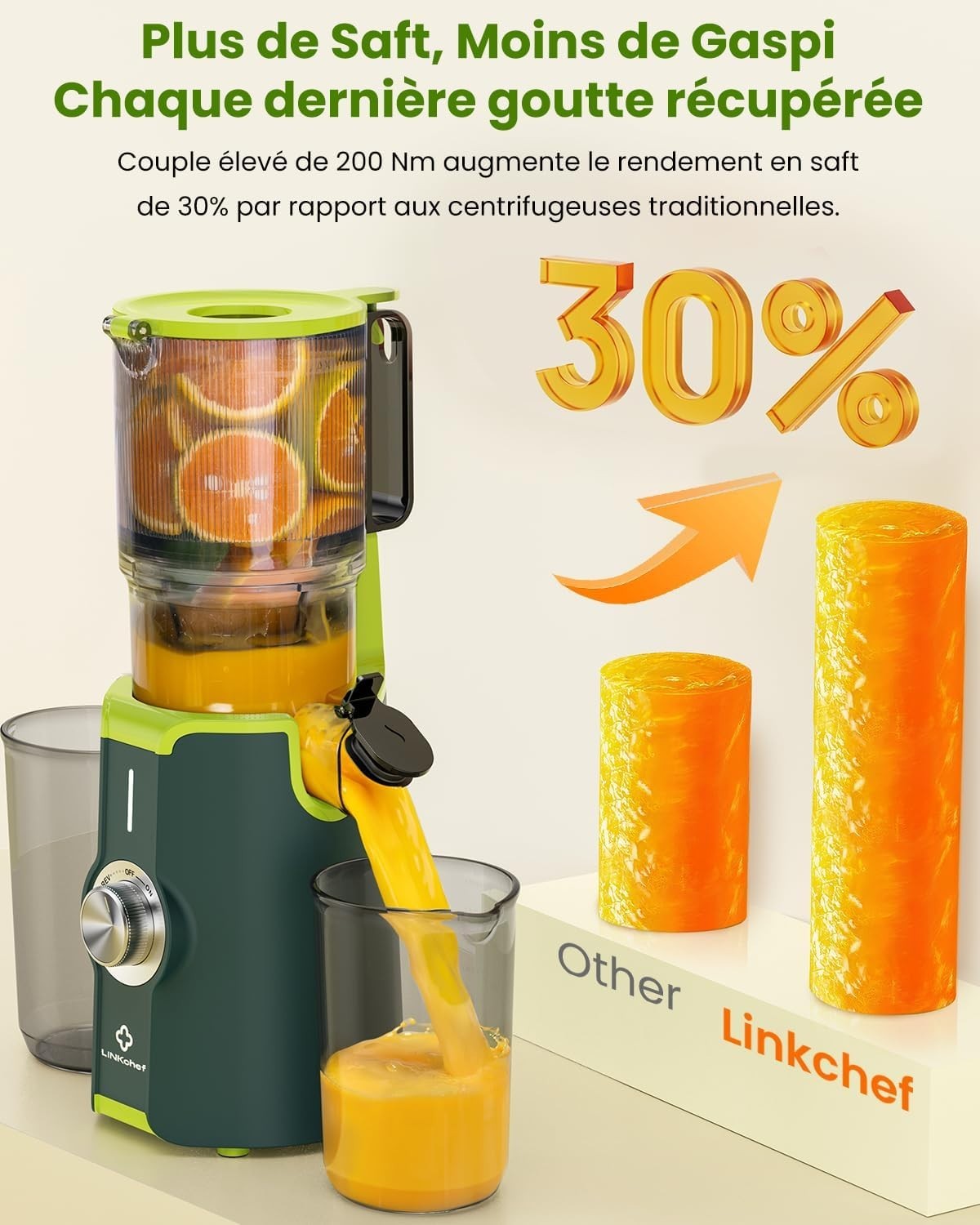 extracteur jus – vue détaillée