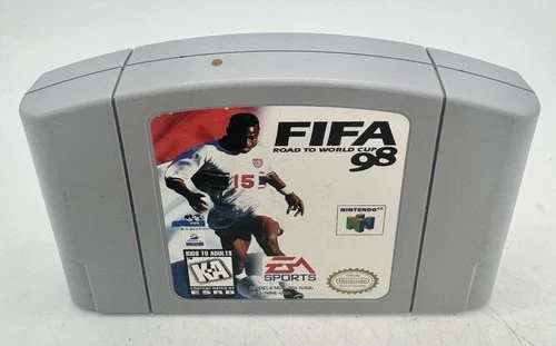 Fifa 98 Road to World Cup (N64 Nintendo 64) Authentic, Tested & Working