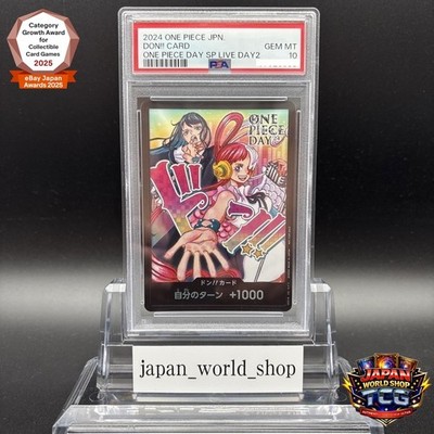 PSA 10 DON Card Uta Ado Promo ONE PIECE DAY 24 Day 2 One Piece