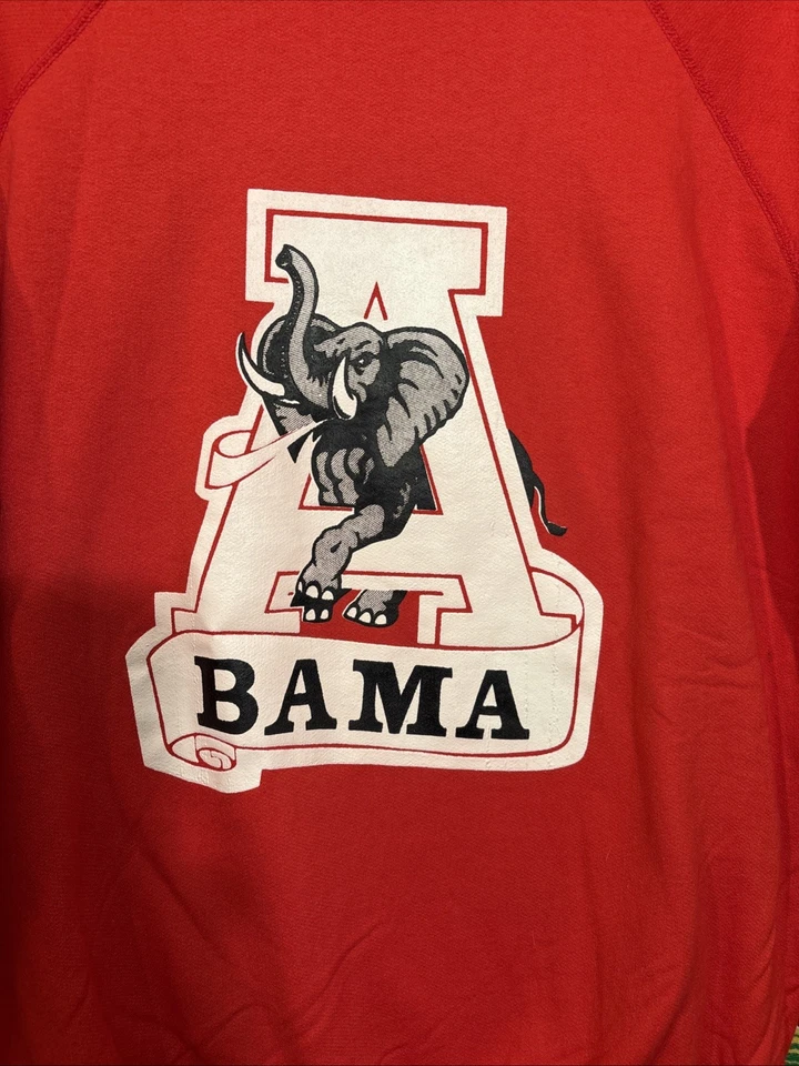 Vintage 80’s Alabama Crimson Tide Sweatshirt Size L USA Unworn!!! - image 2 of 4