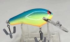 Vintage Bagley’s Killer-B2 Fishing Lure, TUFF “BlueOnBlackOnChart” EXC. Used