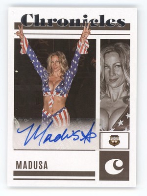 2023 Panini Chronicles WWE Signatures Madusa #CS-MDS