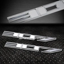 2X METAL BUMPER TRUNK GRILL FENDER EMBLEM DECAL STICKER BADGE CHROME SBC 307 5.0
