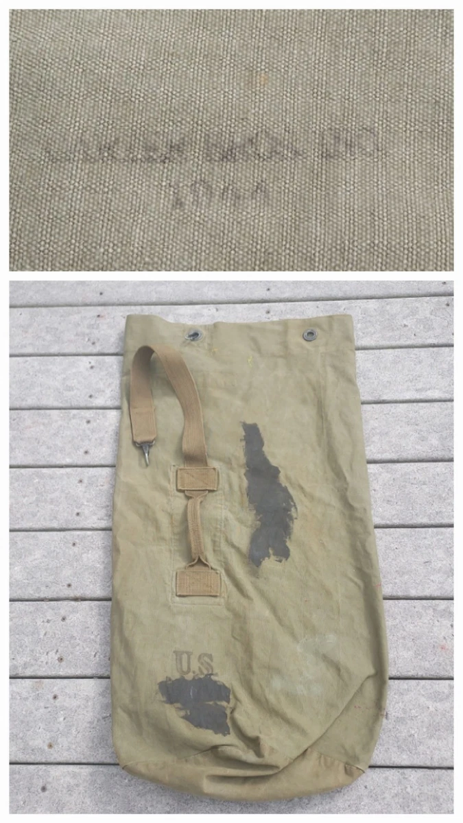 Wwii Duffle Bag In Original Ww Ii Us Field Gear & Equipment for