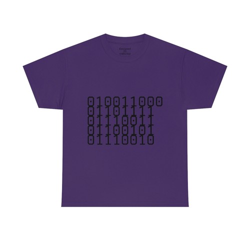 Unisex Heavy Cotton Tee Binary for LOSER and Loser on back of shirt - Bild 128 von 145