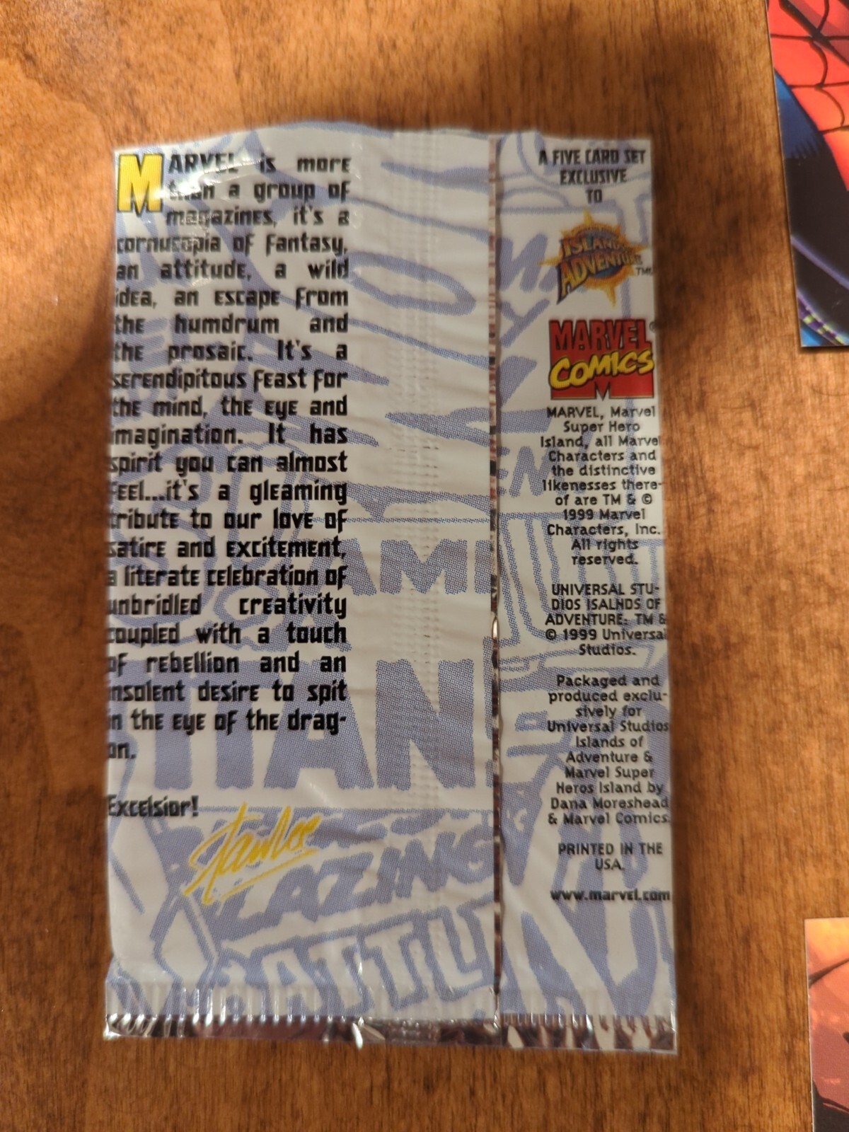 Marvel Super Hero Island Trading Cards 1999 Exclusive Complete Set Of 5 - Picture 12 of 12