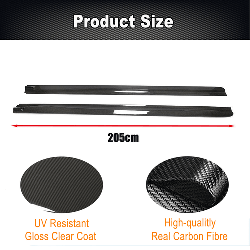 Carbon Seitenschweller Ansätze Schwert Side Skirts Passt für BMW F85 X5M F86 X6M - Bild 6 von 11