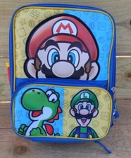 Super Mario Bros Kids Insulated Lunch Bag Mario Luigi And Yoshi