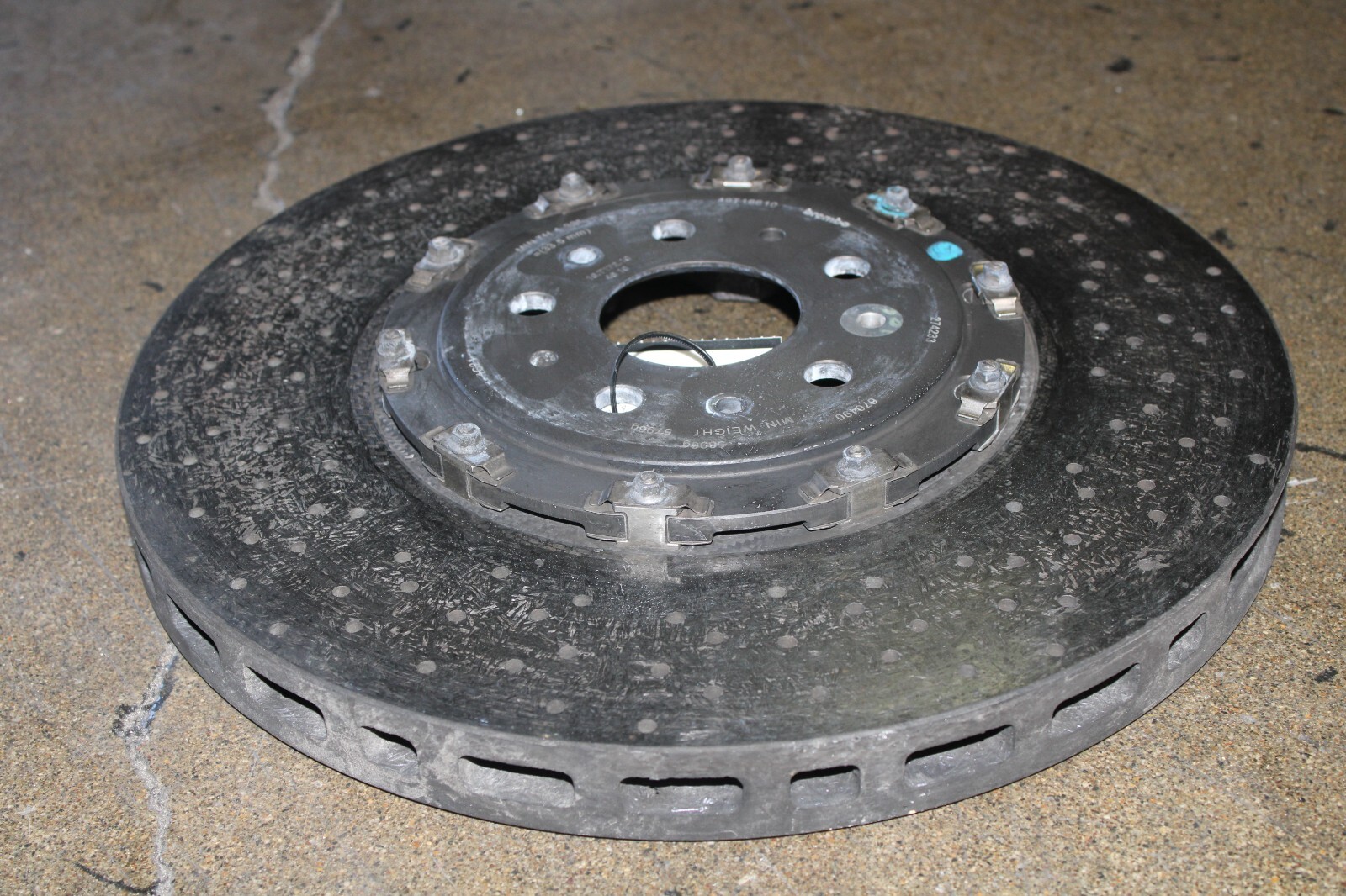 Ferrari California, Front Brake Rotor, CCM, Used, P/N 257101 sc 274233