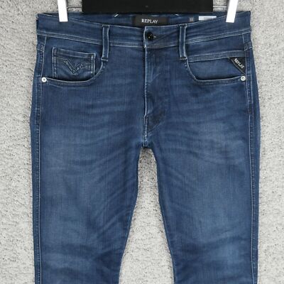 Replay Anbass Stretch Mens Jeans REPLAY ANBASS M914 BLUE MEN'S - Main Image