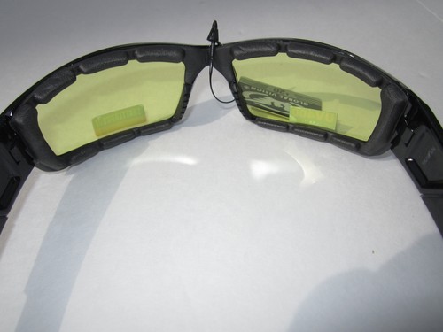 Gafas de sol acolchadas amarillas para moto deportes nocturnos cómpralas 222 - Imagen 12 de 12