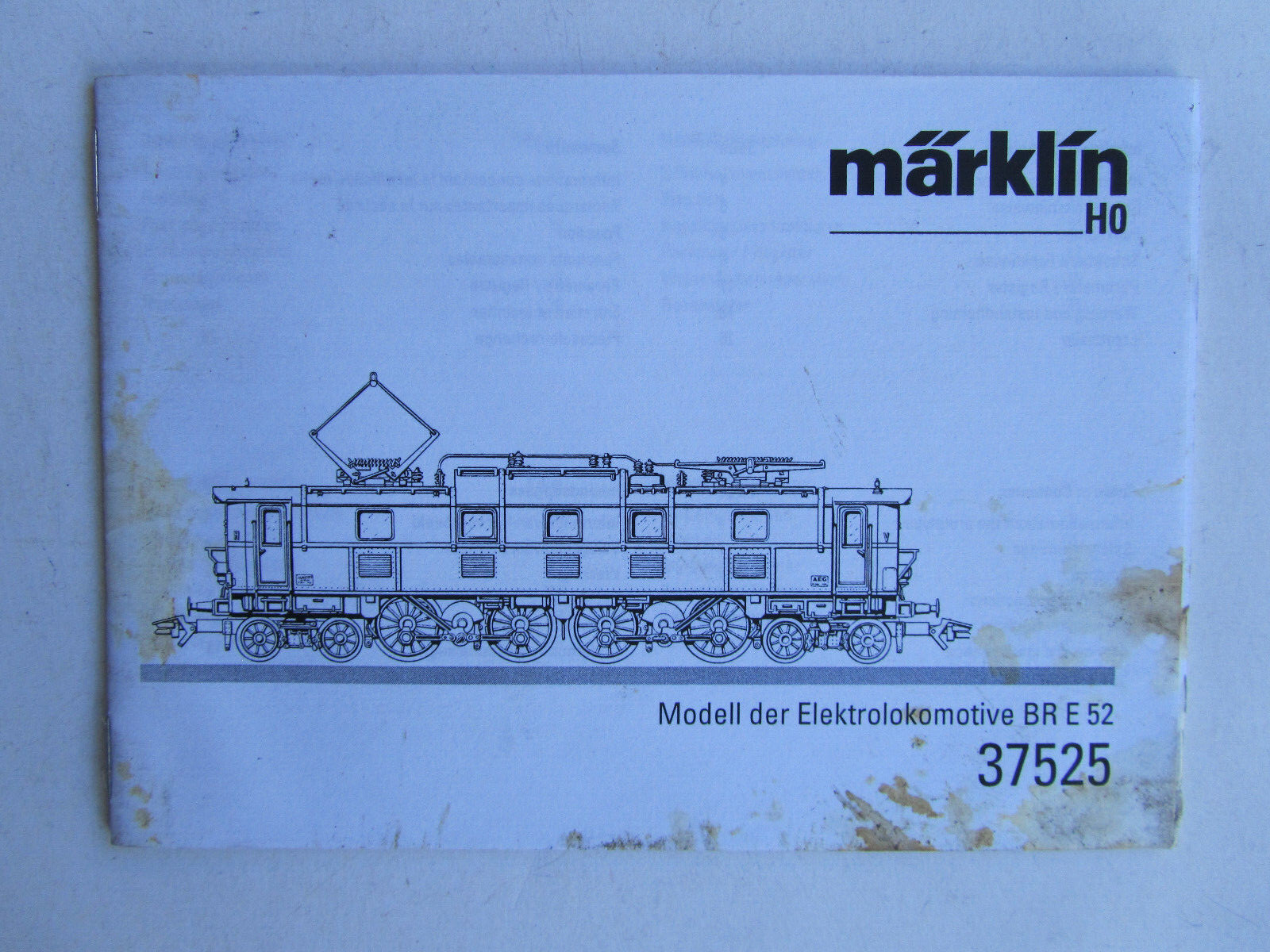 Locomotive électrique Märklin 37525-02 HO E52 - 3 Rails - Digitale - Neuve