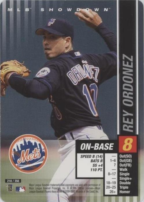 2002 MLB Showdown - Rey Ordonez #218 - 1 of 1