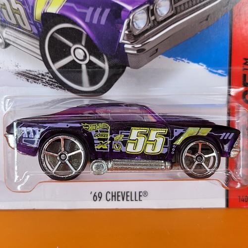 Hot Wheels - 2015 - '69 CHEVELLE (Lila) - HW Race - X-Raycers 5/10 - 140/250 - Bild 2 von 7