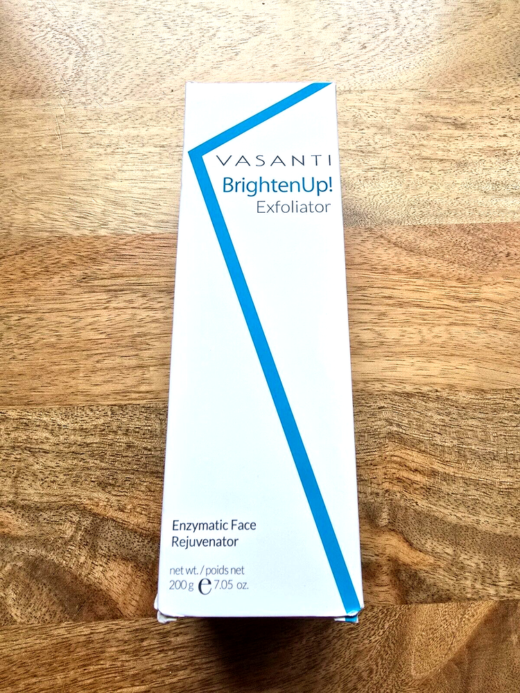 Vasanti Brighten Up! Enzymatic Face Rejuvenator Exfoliating Cleanser enriched...