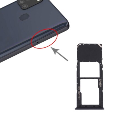 For Samsung Galaxy A21s Spare Part Replacement SIM Card Tray+Micro SD Card  Tray