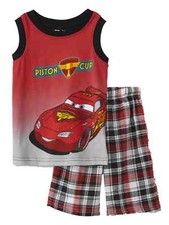Disney Cars Infant  Toddler Boys Lightning McQueen Tank Top  Shorts Set
