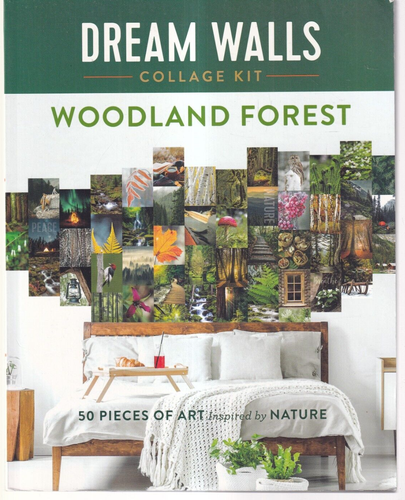DREAM WALLS COLLAGE KIT: WOODLAND FOREST By Chloe Standish (2021 Softcover){Y7} - Foto 1 di 2