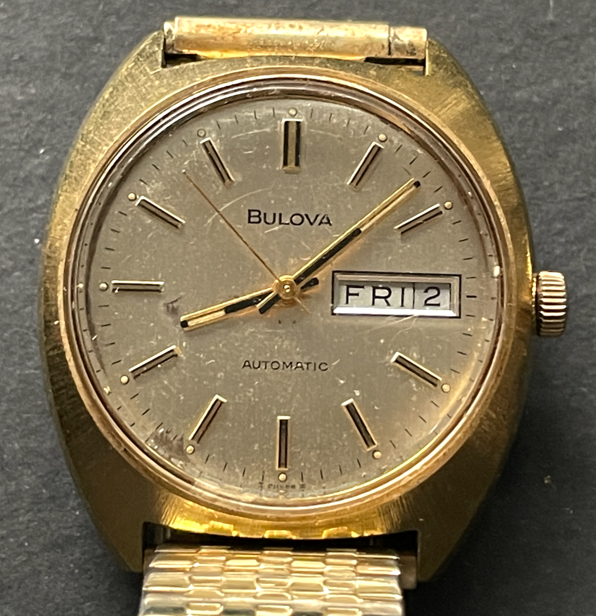ジャンク BULOVA 手巻き腕時計 A3377 ジャンク BULOVA 手巻き腕時計 A3377