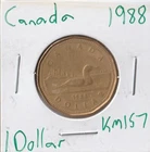 Coin Canada 1 Dollar 1988 KM157