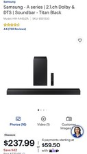 Samsung Soundbar A445 2.1ch