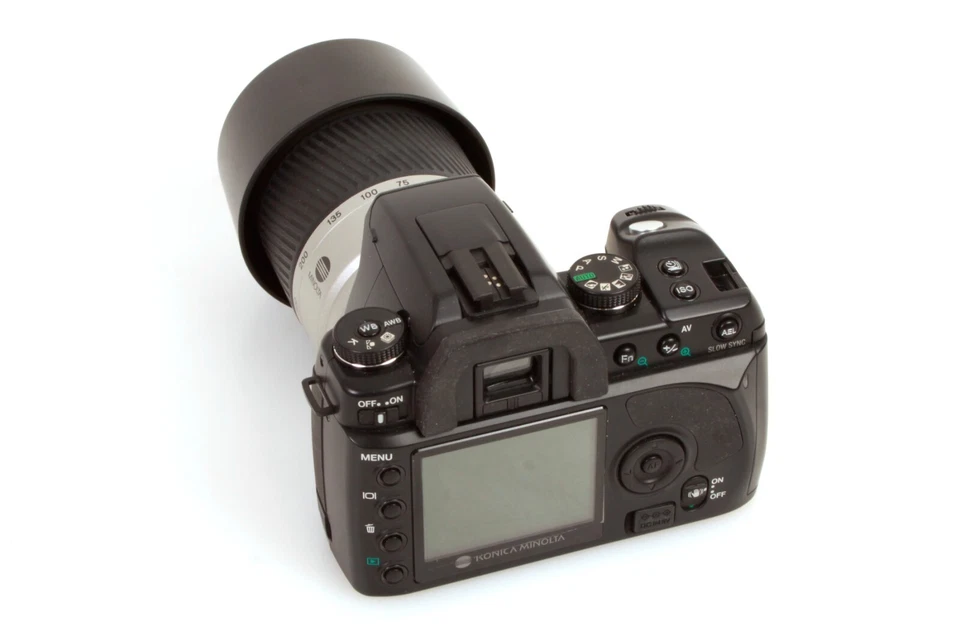 Konica Minolta Maxxum 5D 6.1MP Digital SLR Camera w 75-300mm Lens/Charger/Book - Image 3 of 4