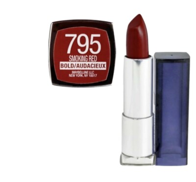 Maybelline - Color Sensational Bold Lipstick (Lot of 2), 795 Smoking Red
