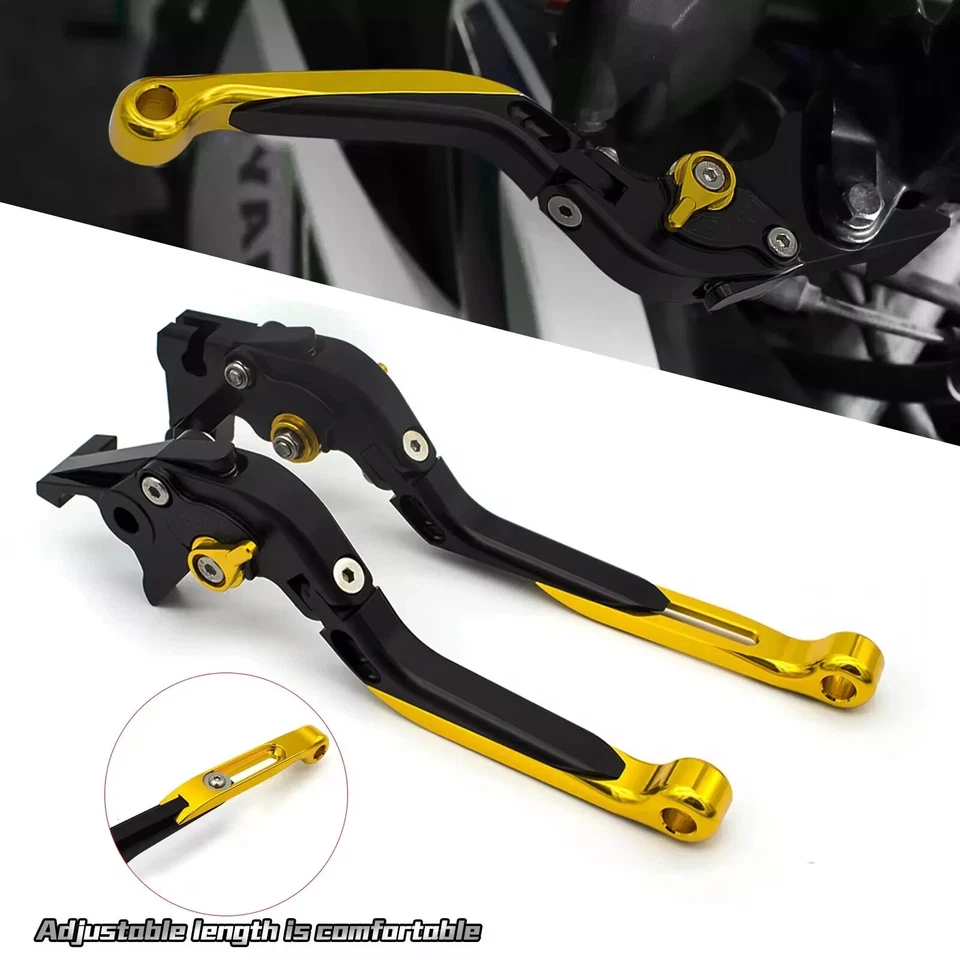 Mango de palancas de embrague de frenos ajustables CNC para Yamaha FZ6 FAZER FZ1 Fazer FZ8 Foto 4 de 4