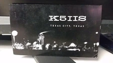 amateur ham radio QSL postcard K5IIS Monsanto 1973 Texas City Texas
