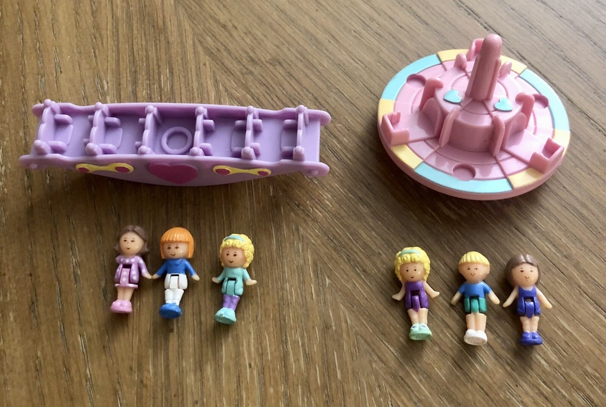Polly Pocket Merry Go Round Pals And Teeter-Totter Bluebird Toys