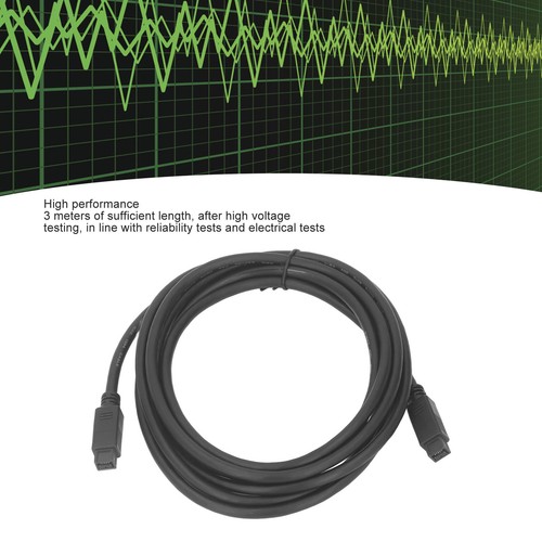 Firewire Cable 9 Pin To 9 Pin Male To Male Firewire Cord IEEE 1394 800Mbps - Afbeelding 18 van 22