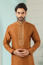 Mens Designer Wedding Bollywood Party Wear Traditional Kurta Payjama Dress India