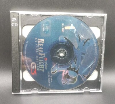 Great Planes Real Flight G3 3D RC Simulator Generation 3 Disc 1 & 2 W/ Serial #