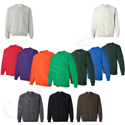 Gildan Heavy Blend Sweatshirt Plain Crewneck Long Sleeves Men Sweatshirt 18000 - product listing photo