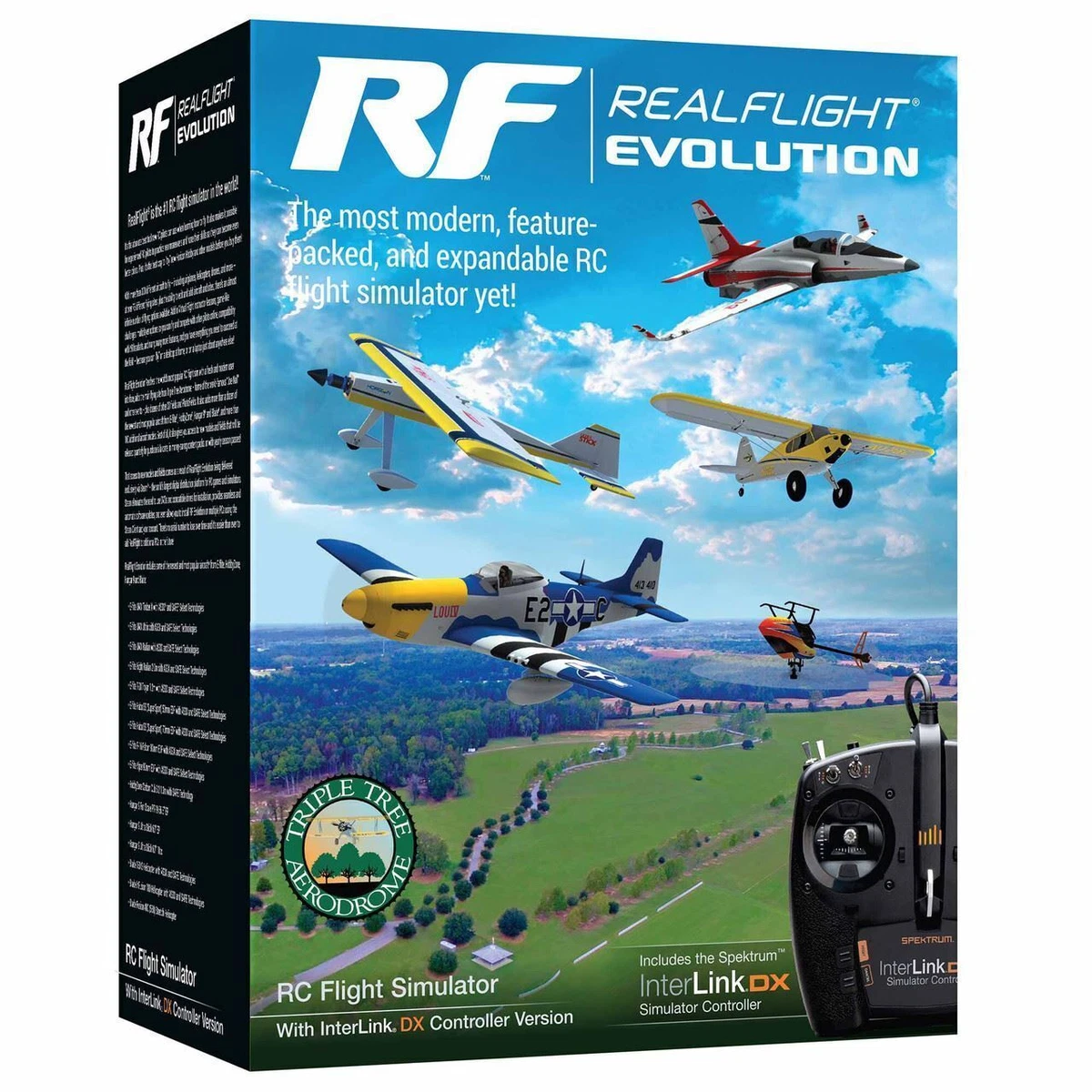 Great Planes Real Flight R/C Simulator Futaba Interlink Plus USB Controller