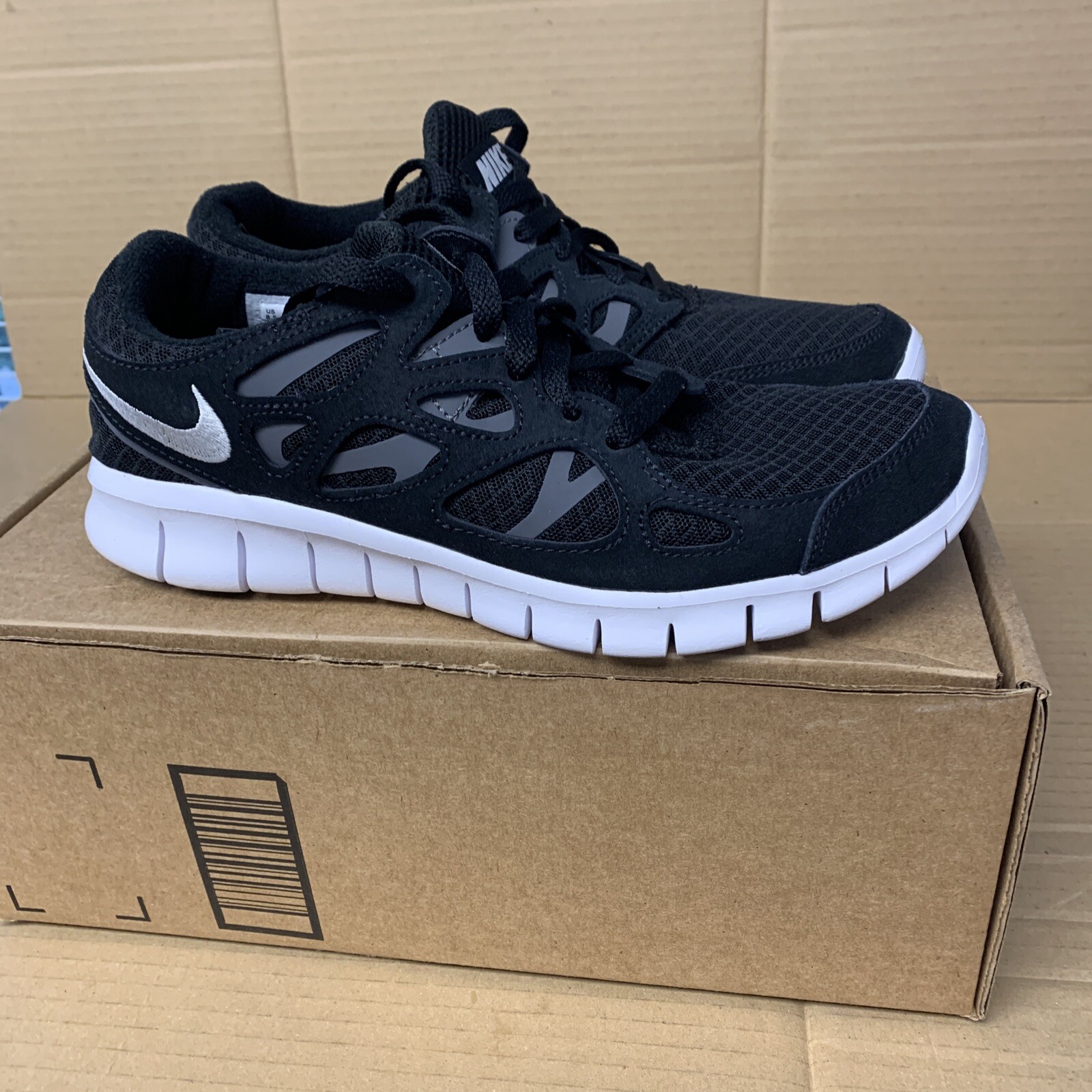 1338. Nike Mens Gymnastics Shoes Running, Black White… Gem